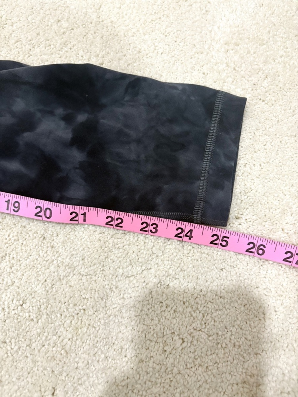 Lululemon Align 25” Pant Diamond Dye Pitch Grey Graphite Grey Size 8 - Picture 8 of 8